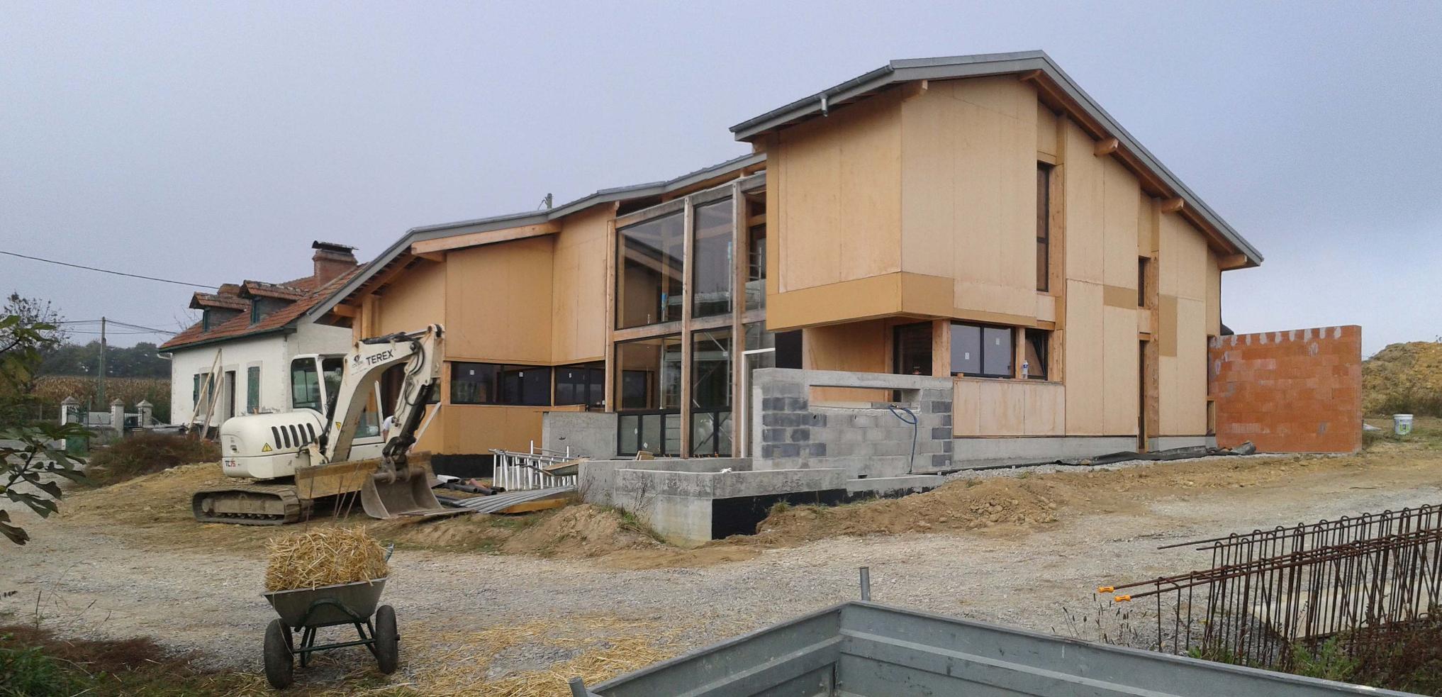 Maison bioclimatique à Bernadets